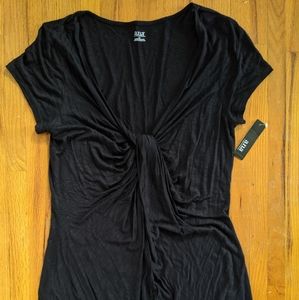 NWT Black Front Detailed Blouse